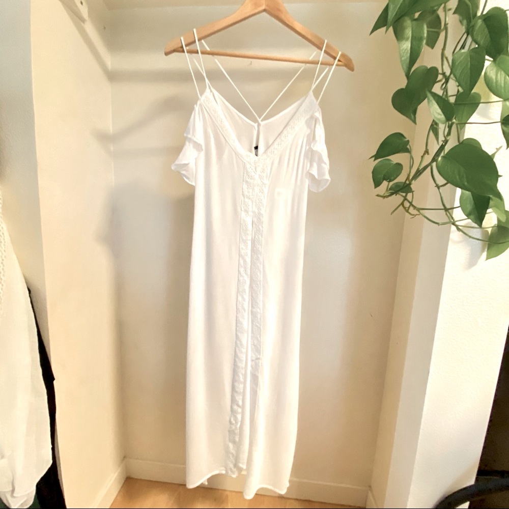 Lulus crochet detail coverup